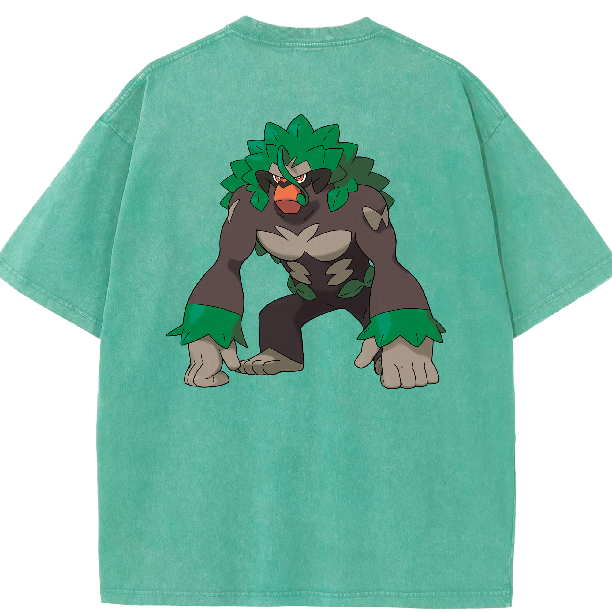 （画像用） ポケットモンスター Pokémon 綿100% ヴィンテージ風 半袖Tシャツ（背面プリント）
